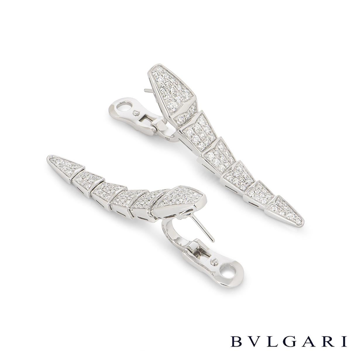 bvlgari viper earrings