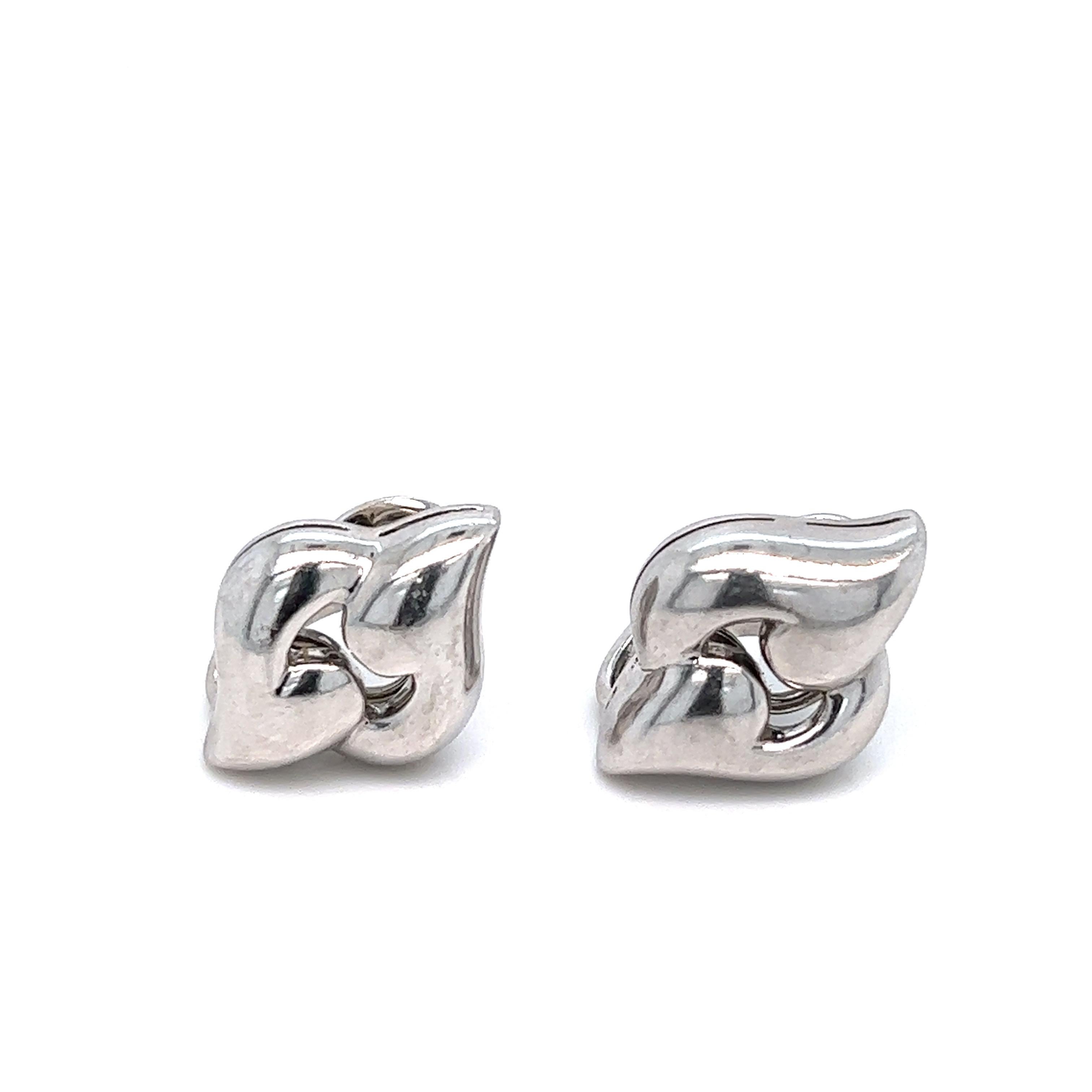 Bvlgari White Gold Ear Clips For Sale 2