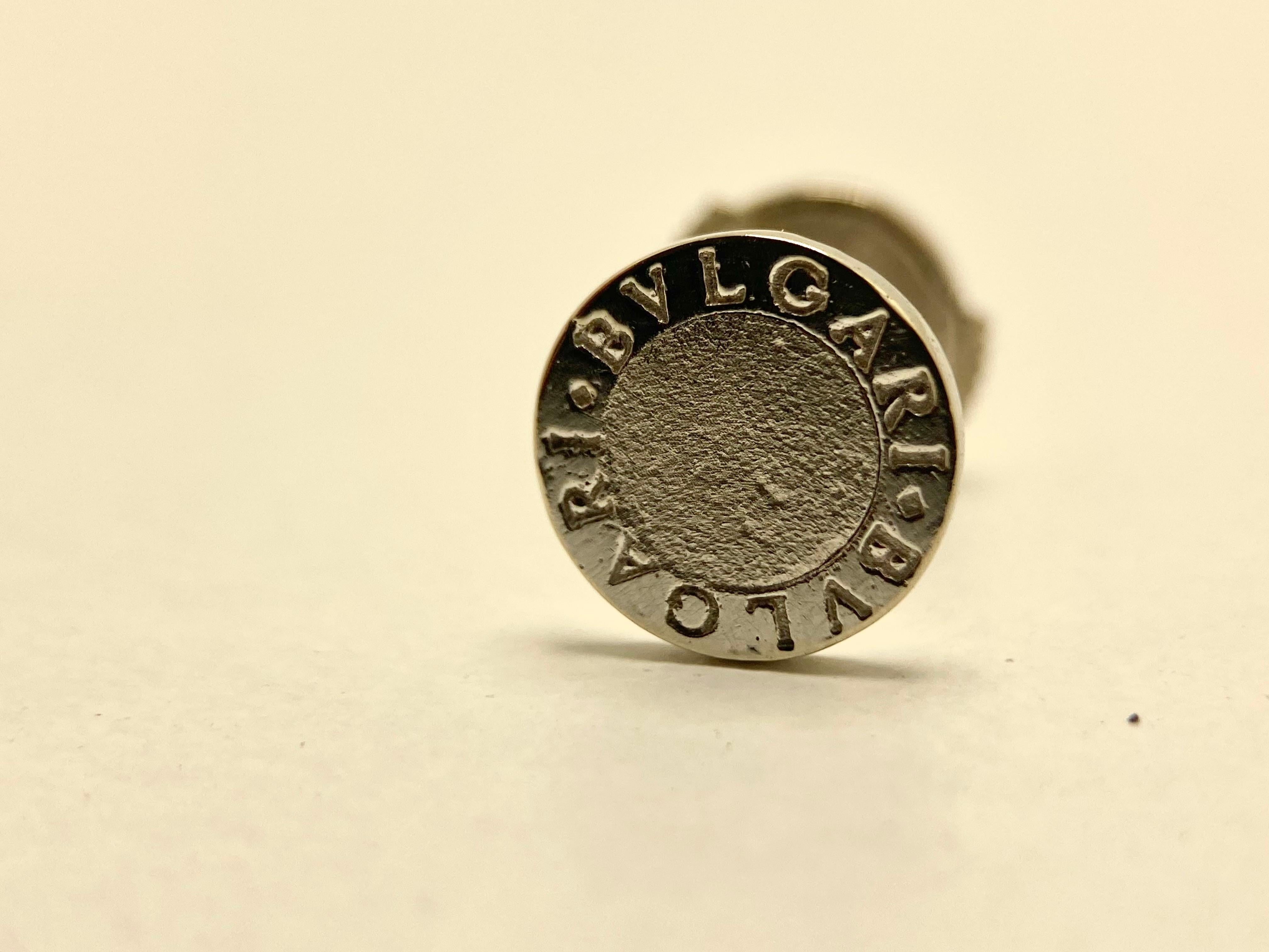 Bvlgari Boucles d'oreilles en or blanc - 18K, 3.20g Unisexe en vente