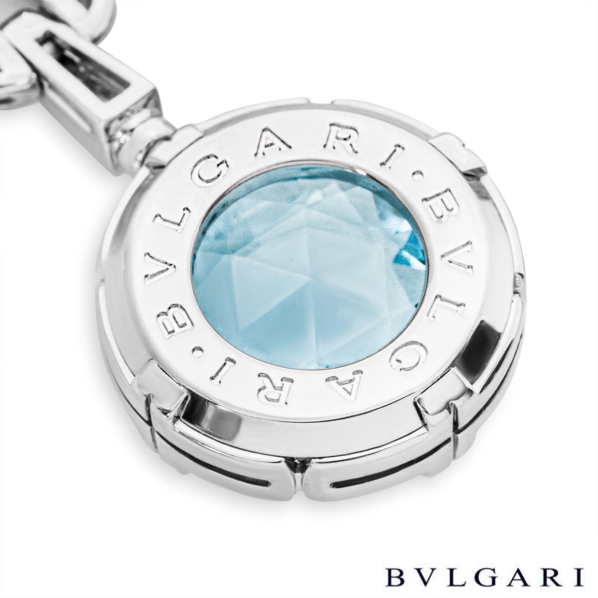 Bvlgari White Gold Multi-Gem & Diamond Parantesi Necklace 1