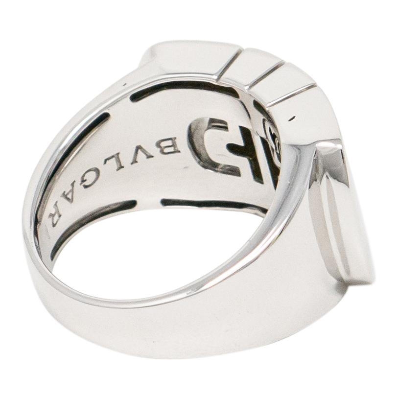 Contemporary Bvlgari White Gold Ring For Sale