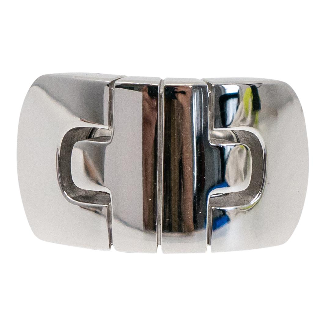 Bvlgari White Gold Ring In Excellent Condition For Sale In Miami, FL