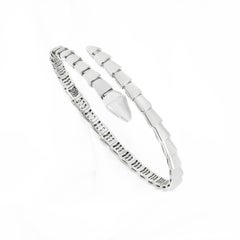 Bvlgari White Gold Serpenti Viper Bracelet 359405