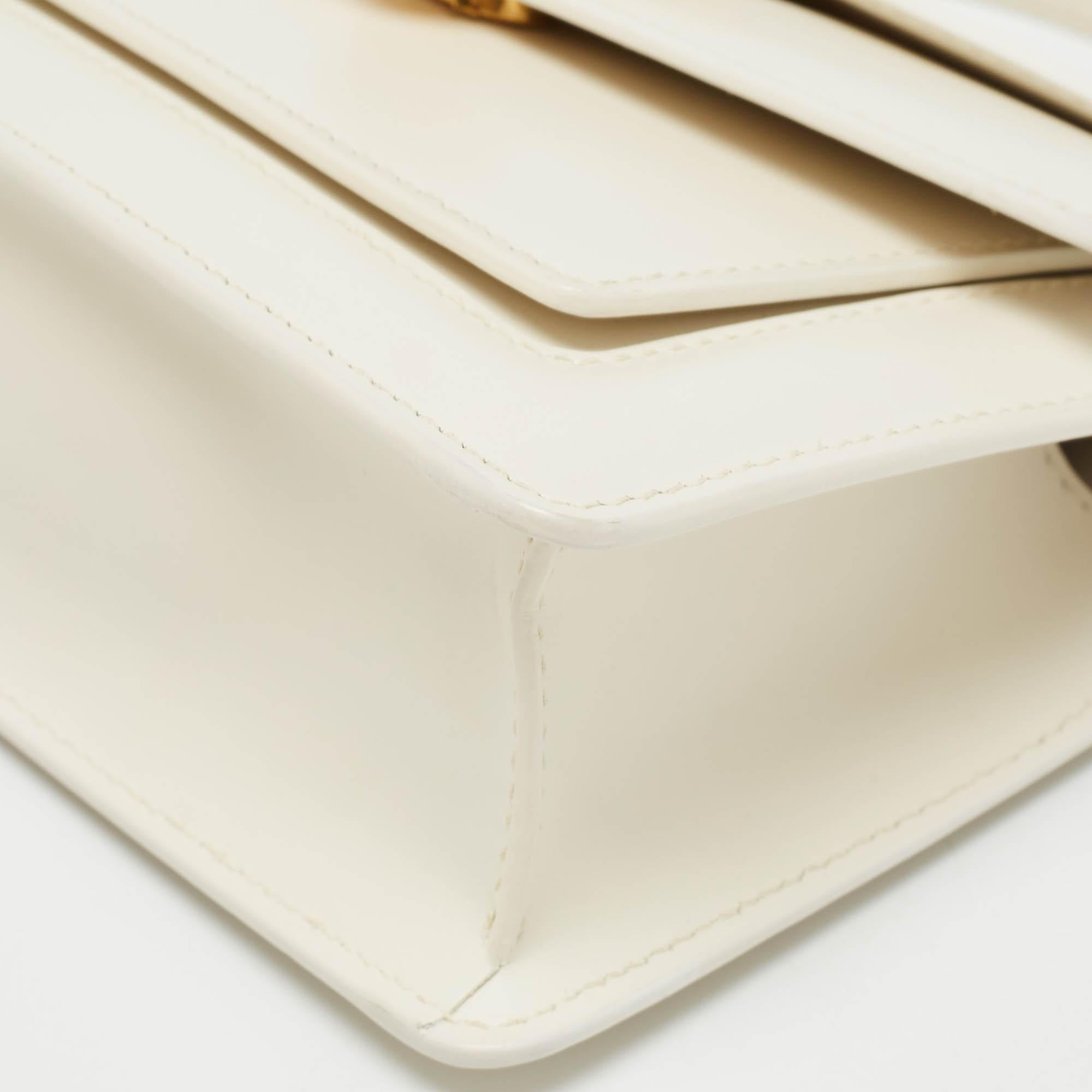 Bvlgari X Alexander Wang White Leather Serpenti Forever Belt Bag 5