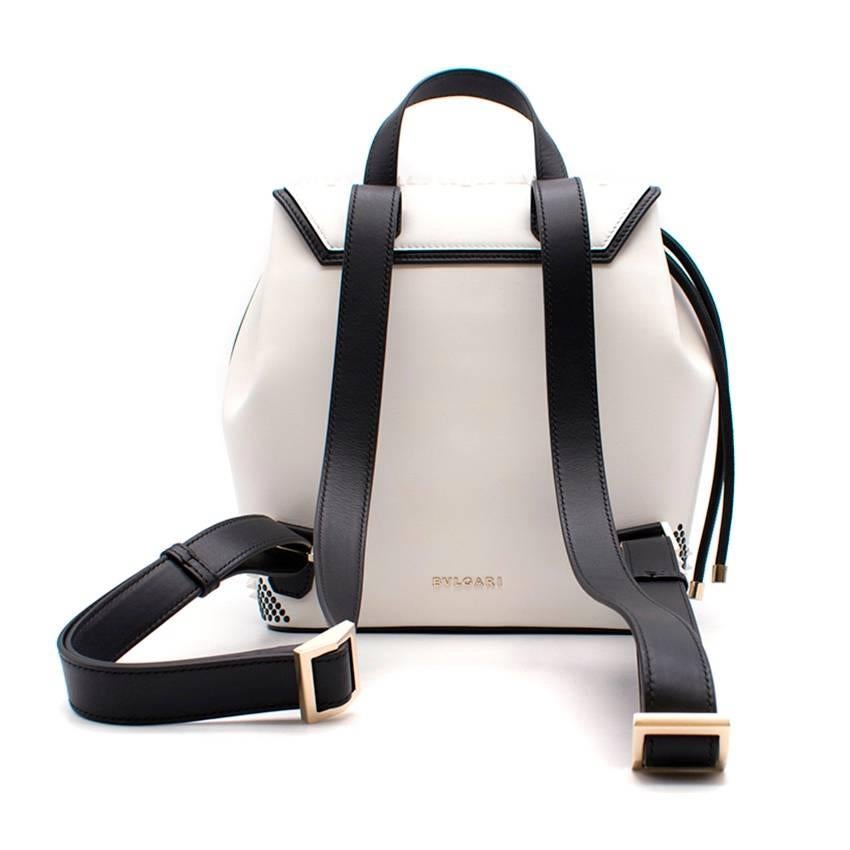 Gray Bvlgari x Nicholas Kirkwood 'Serpenti Forever' Studded Backpack