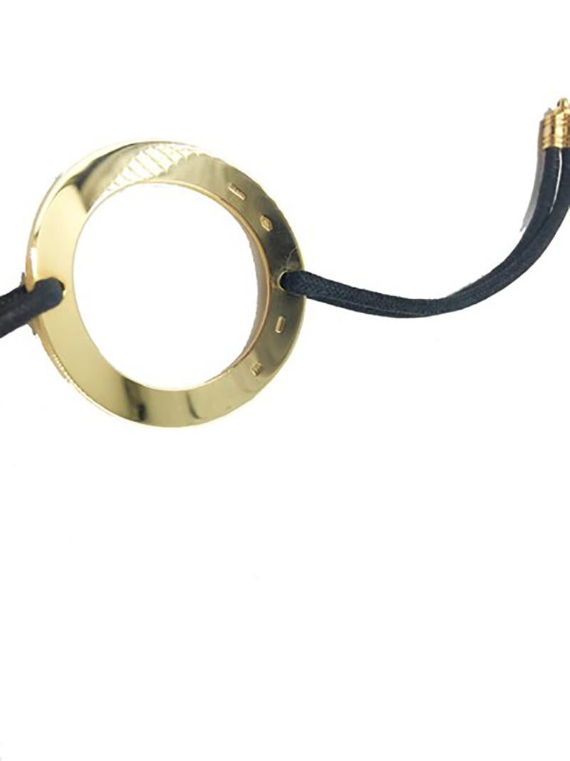 Women's or Men's Bvlgari Yellow 18 Karat Gold Rope Bracelet For Sale