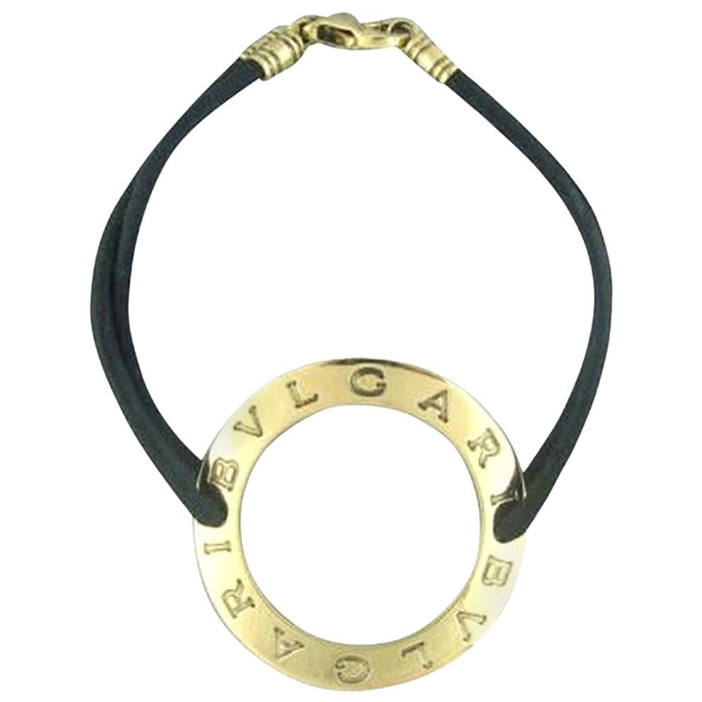 Bvlgari Yellow 18 Karat Gold Rope Bracelet For Sale