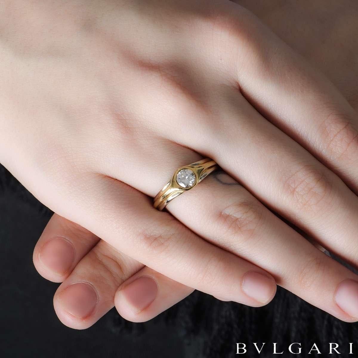 bvlgari yellow diamond ring