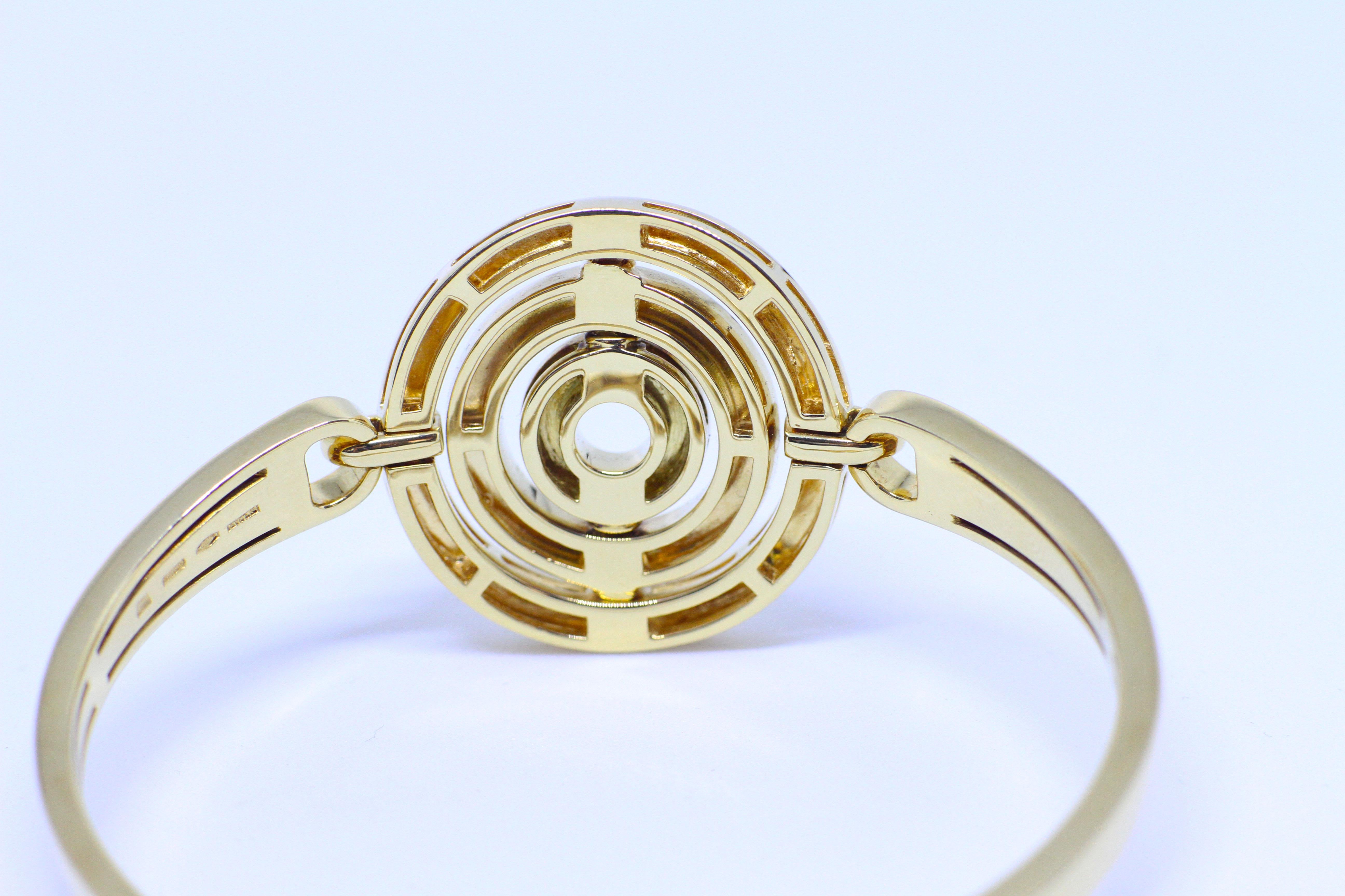 Bvlgari Yellow Gold Bangle, Astrale Collection 1