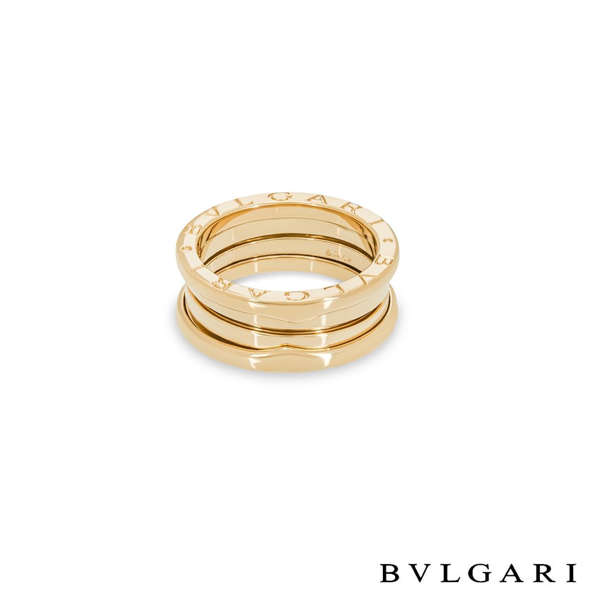 Bvlgari Yellow Gold B.Zero1 Ring In Excellent Condition In London, GB
