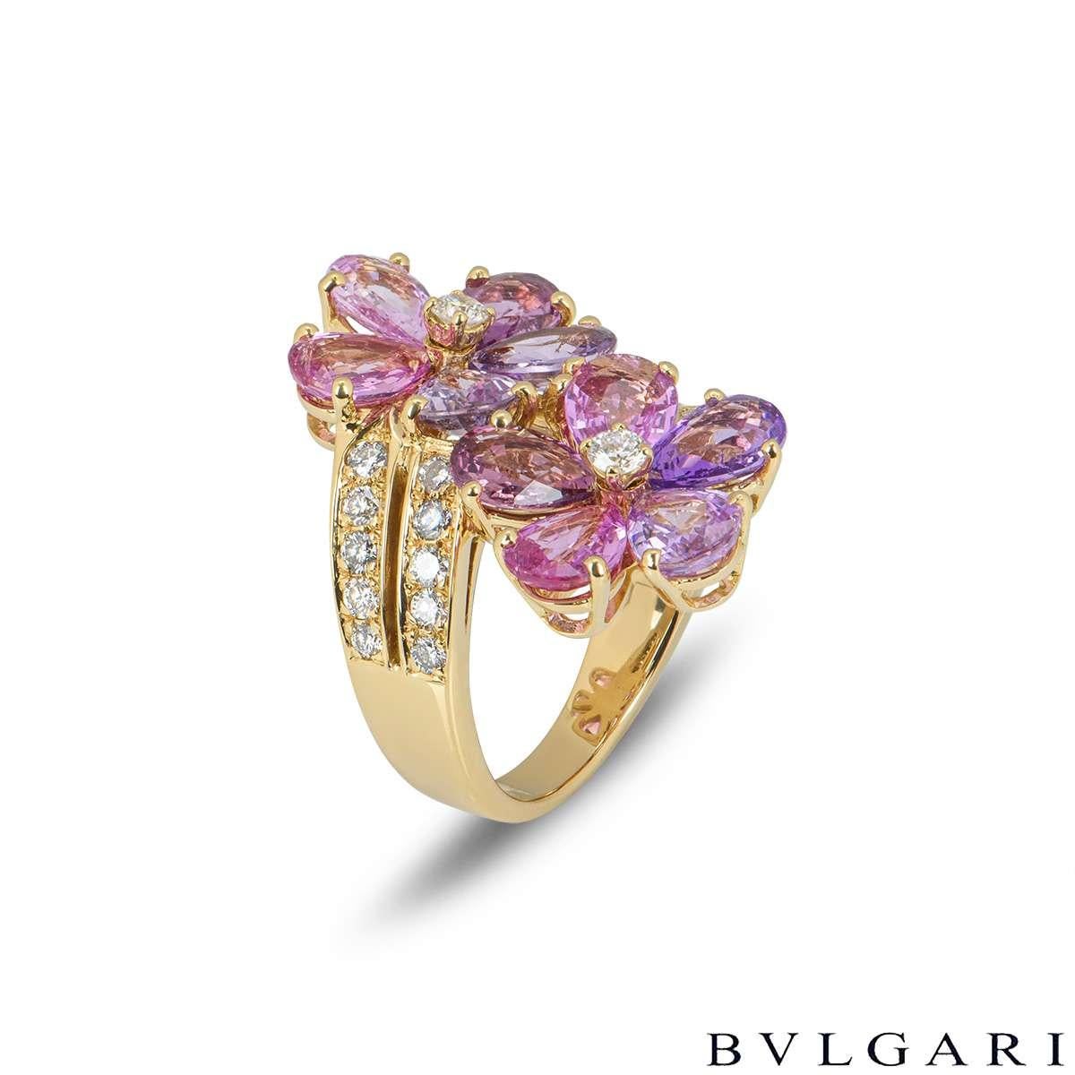 bvlgari flower ring