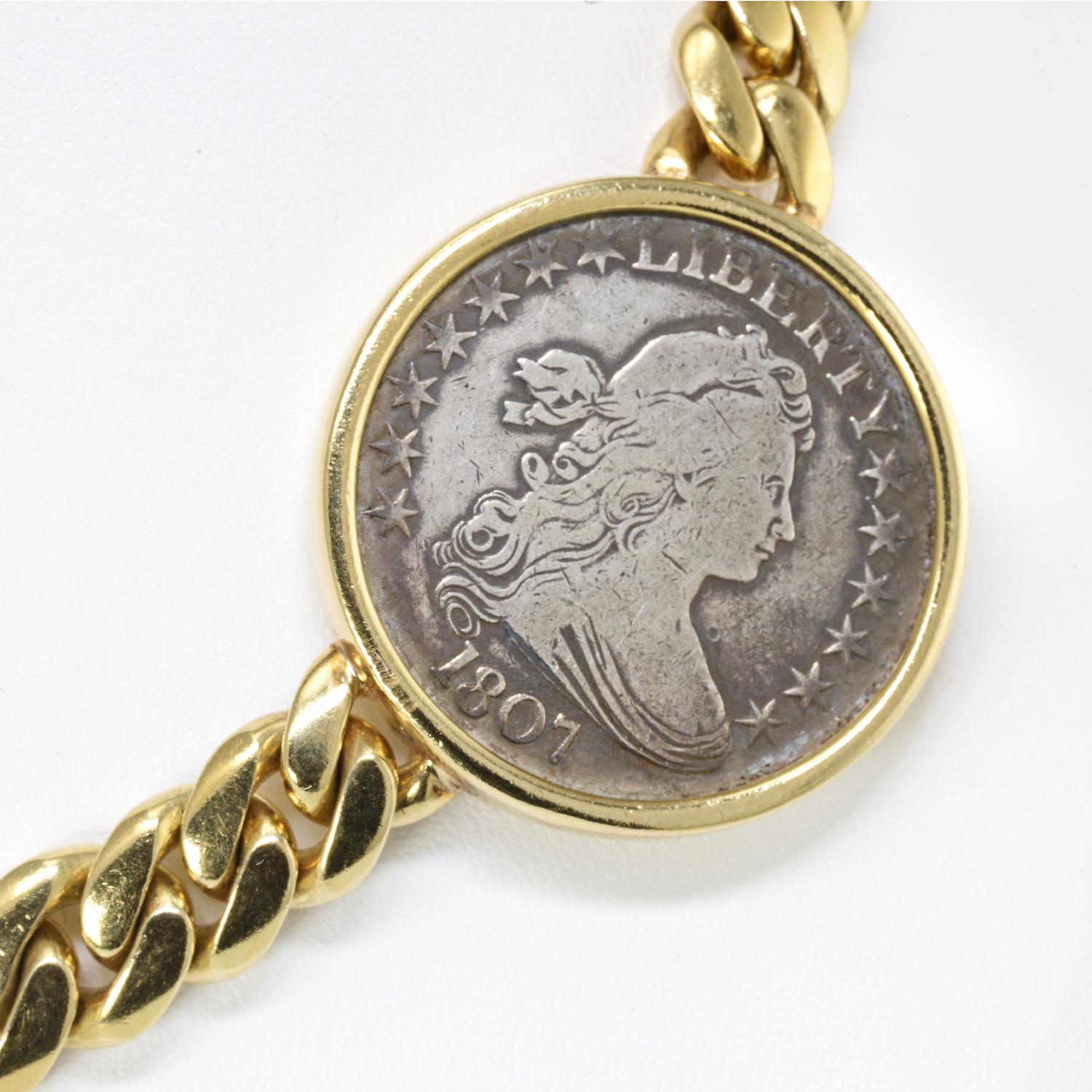 three coin necklace