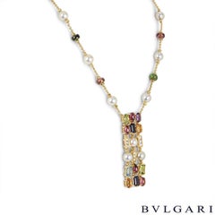 Bvlgari Yellow Gold Multi-Gem Allegra Necklace