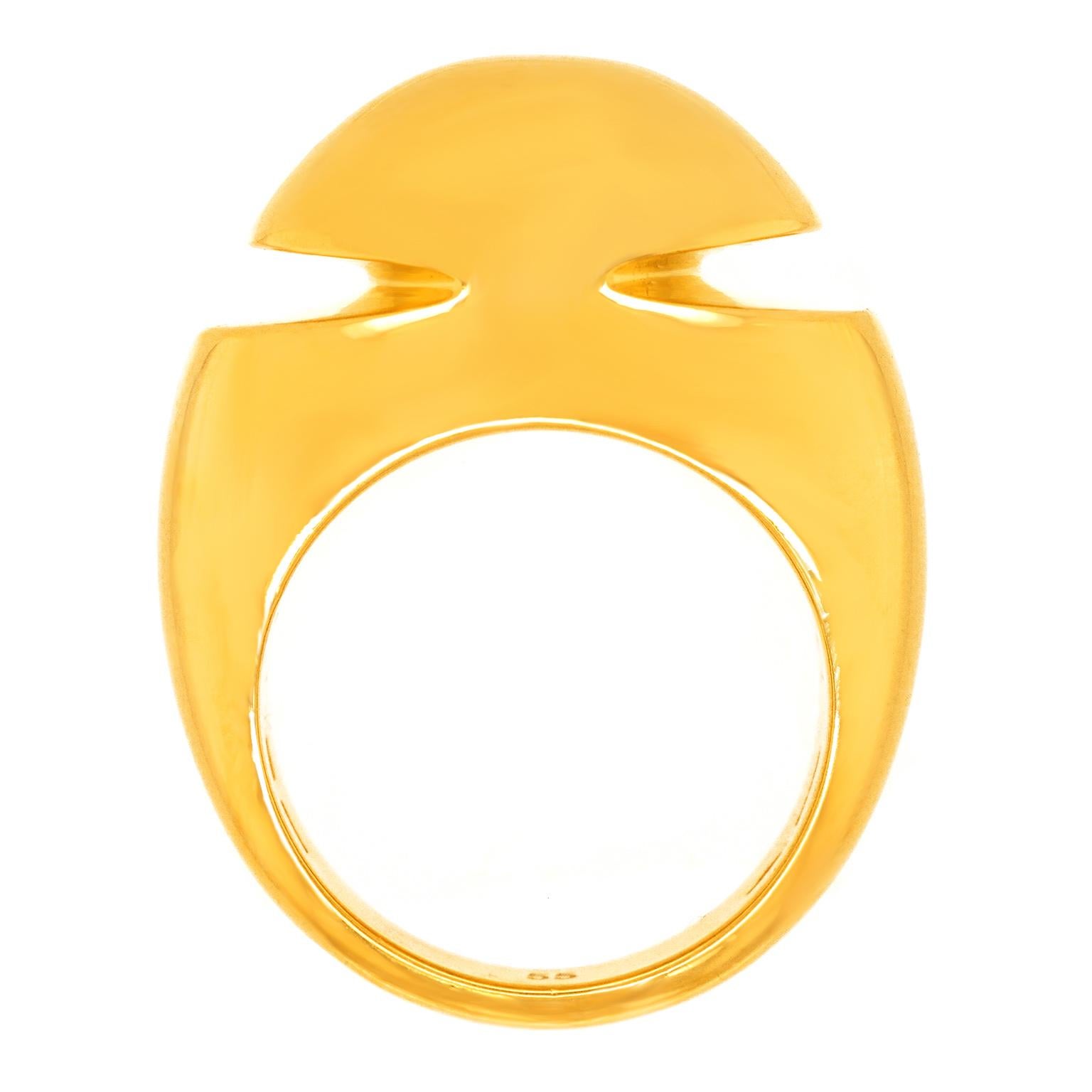 BVLGARI Yellow Gold Ring For Sale 6