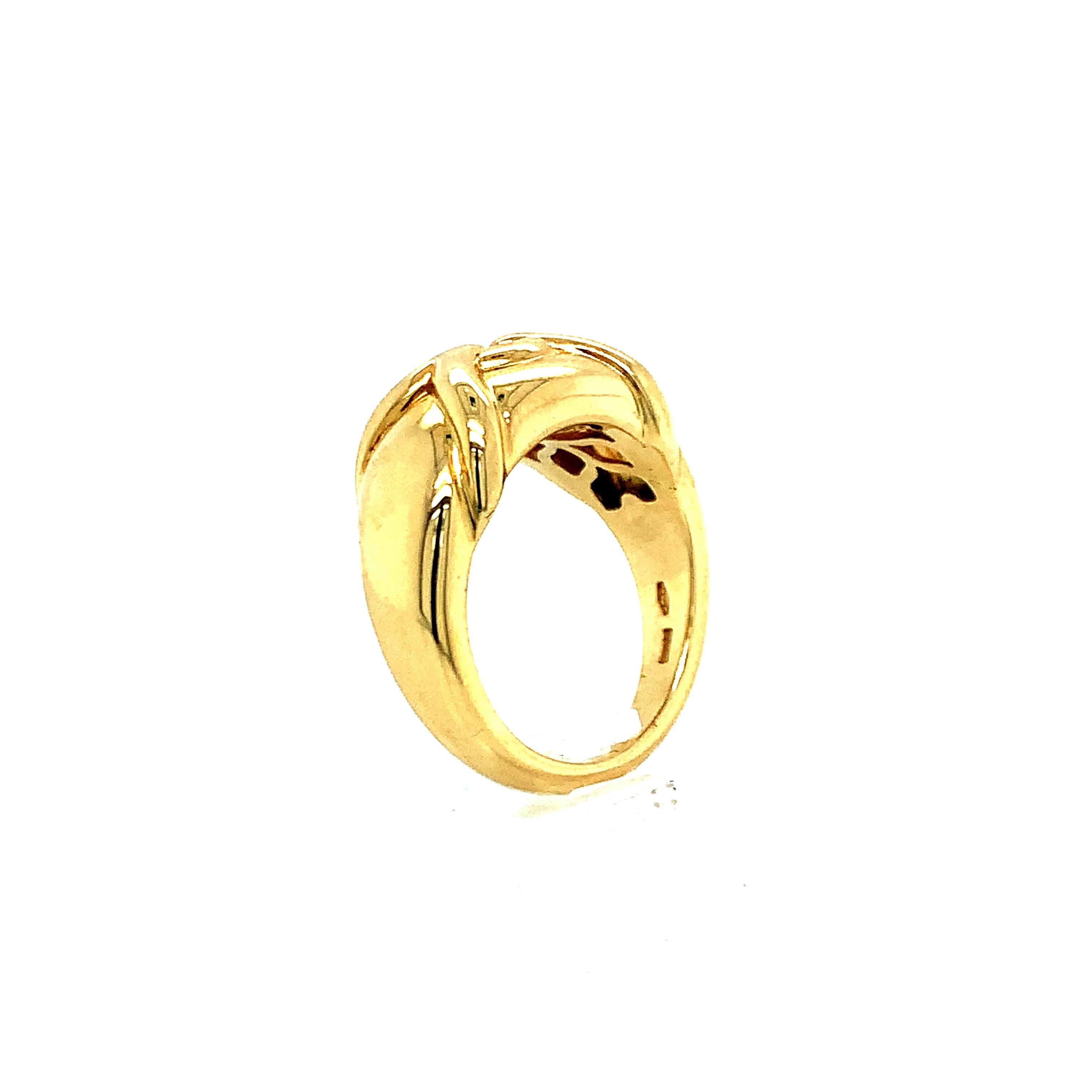 Women's Bvlgari Yellow Gold Ring For Sale
