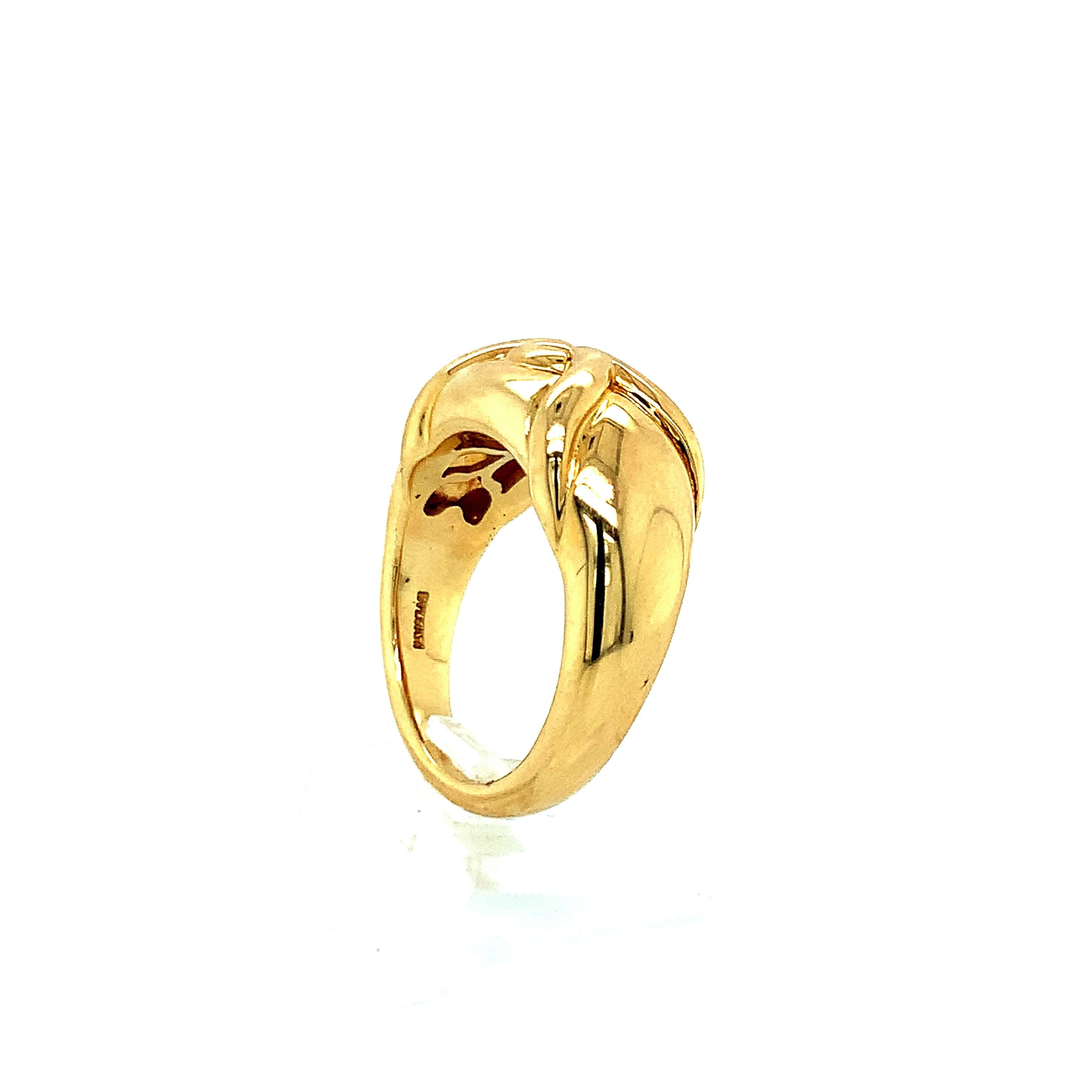 Bvlgari Yellow Gold Ring For Sale 2