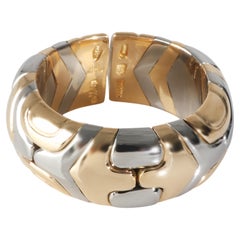 BVLGARI Yellow Gold & Steel  Alveare Flexible Ring
