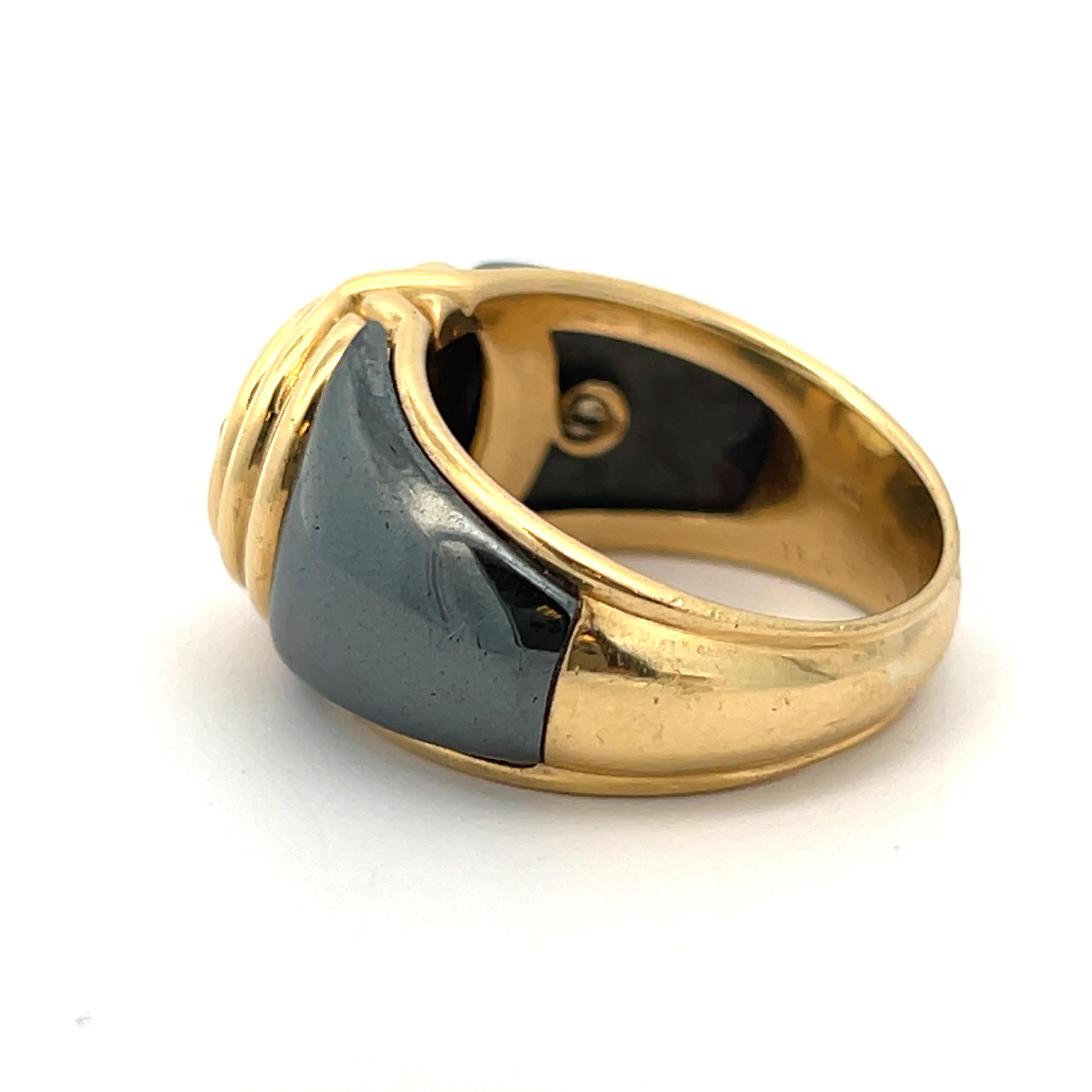 Bvlgari Yellow Sapphire Men's Ring 2