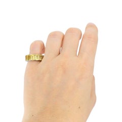 Bvlgari Yellow Sapphire Platinum Eternity Band Ring