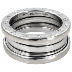 Bvlgari Zero1 3 18 Karat White Gold Band Ring