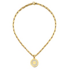Bvlgari Zodiac Pendant Gold Necklace