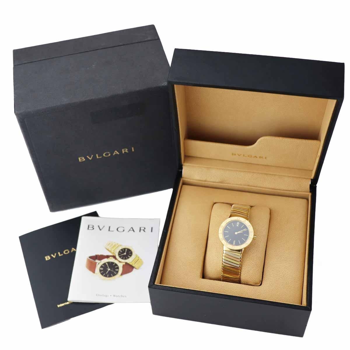 BVLGARI・BVLGARI BB302T Orologio Tubogas 18K YG WG PG 17cm Quarzo in vendita 2