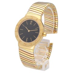 Used BVLGARI・BVLGARI BB302T Tubogas 18K YG WG PG Watch 17cm Quartz