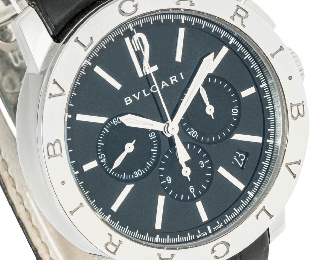 Men's Bvlgari Chronograph 102043 Watch For Sale