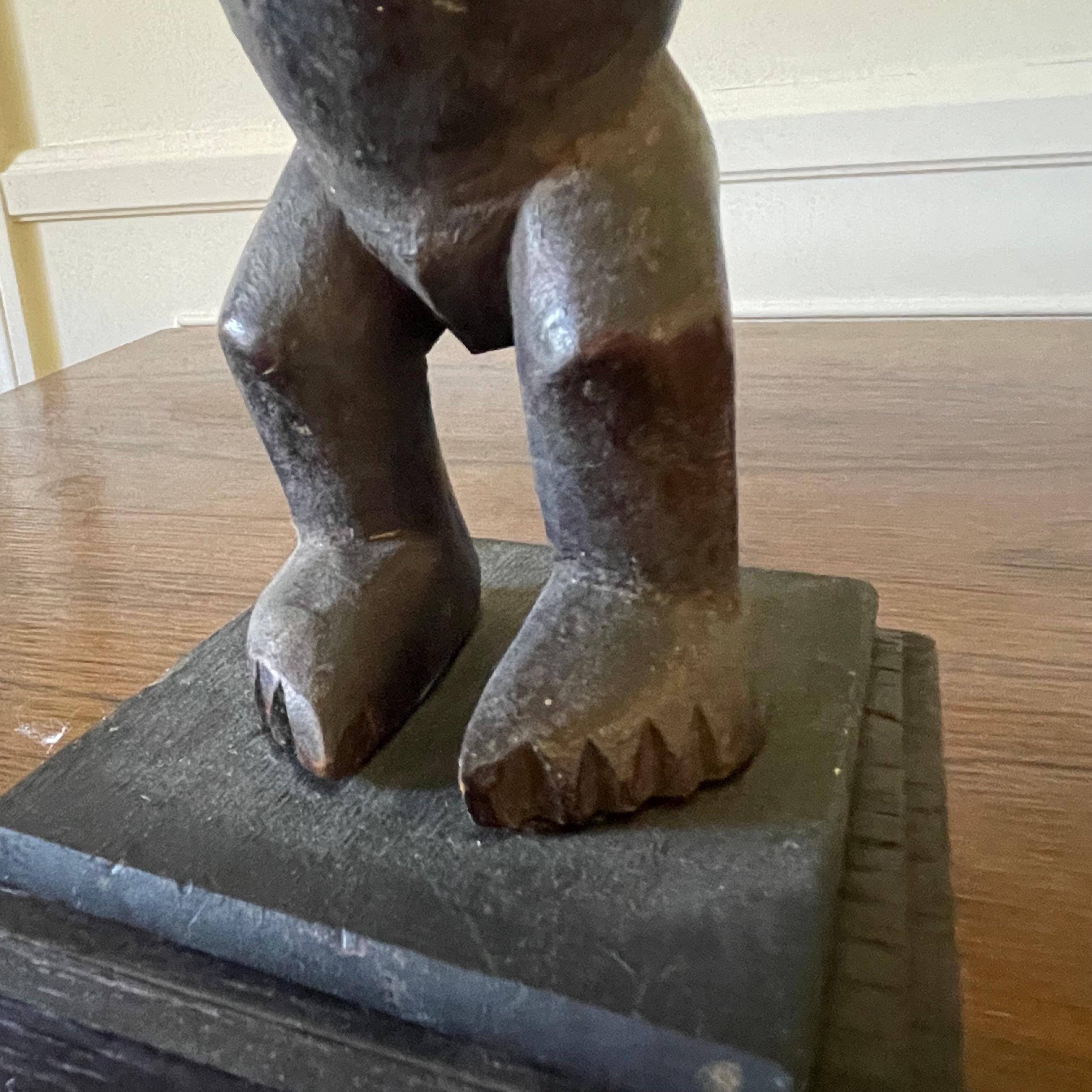 Congolese Statua dell'iniziazione di Bwami, popolo Lega, inizio del XX secolo in vendita