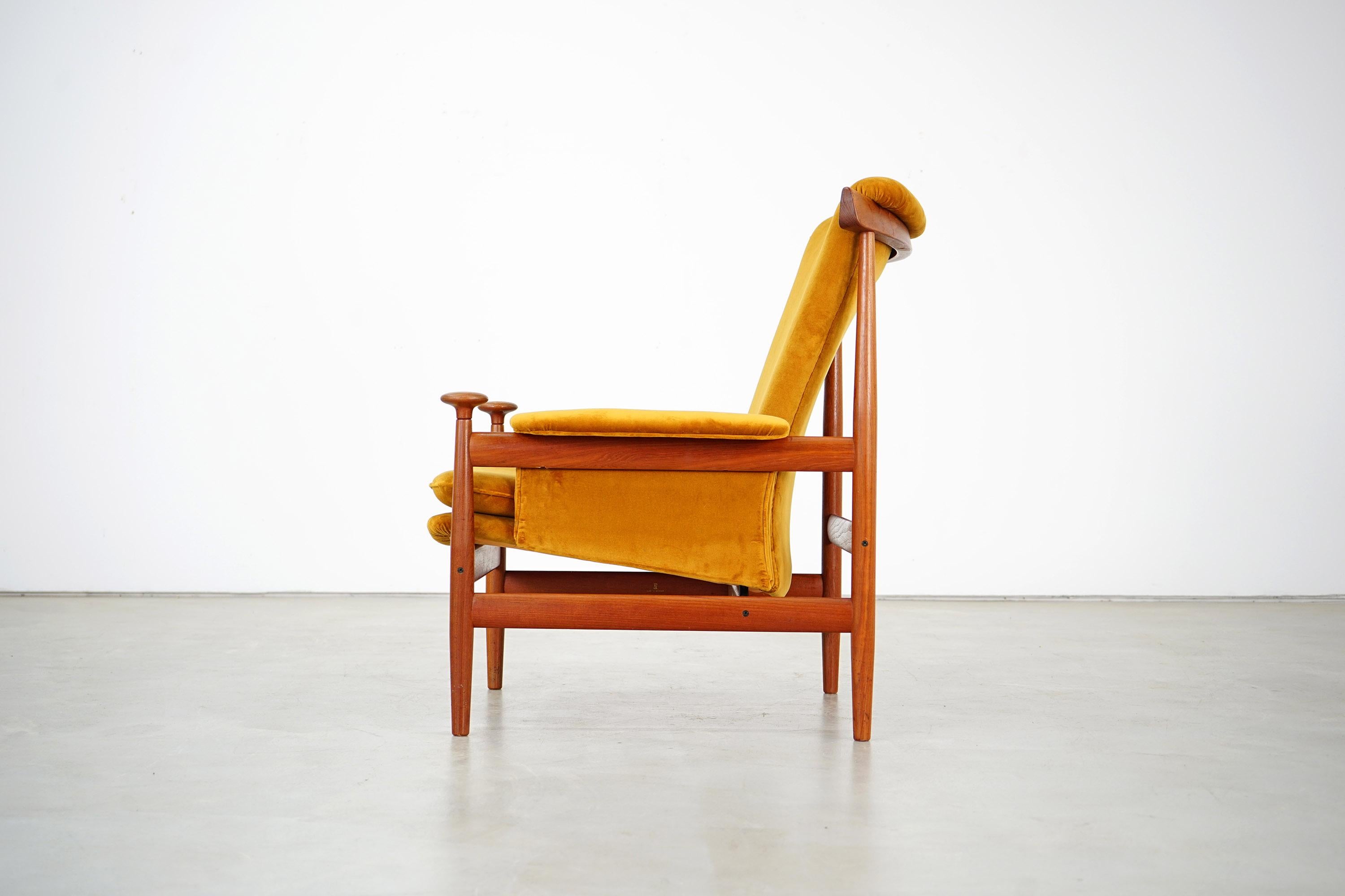 Scandinavian Modern Bwana Chair by Finn Juhl for France & Søn, 1960s