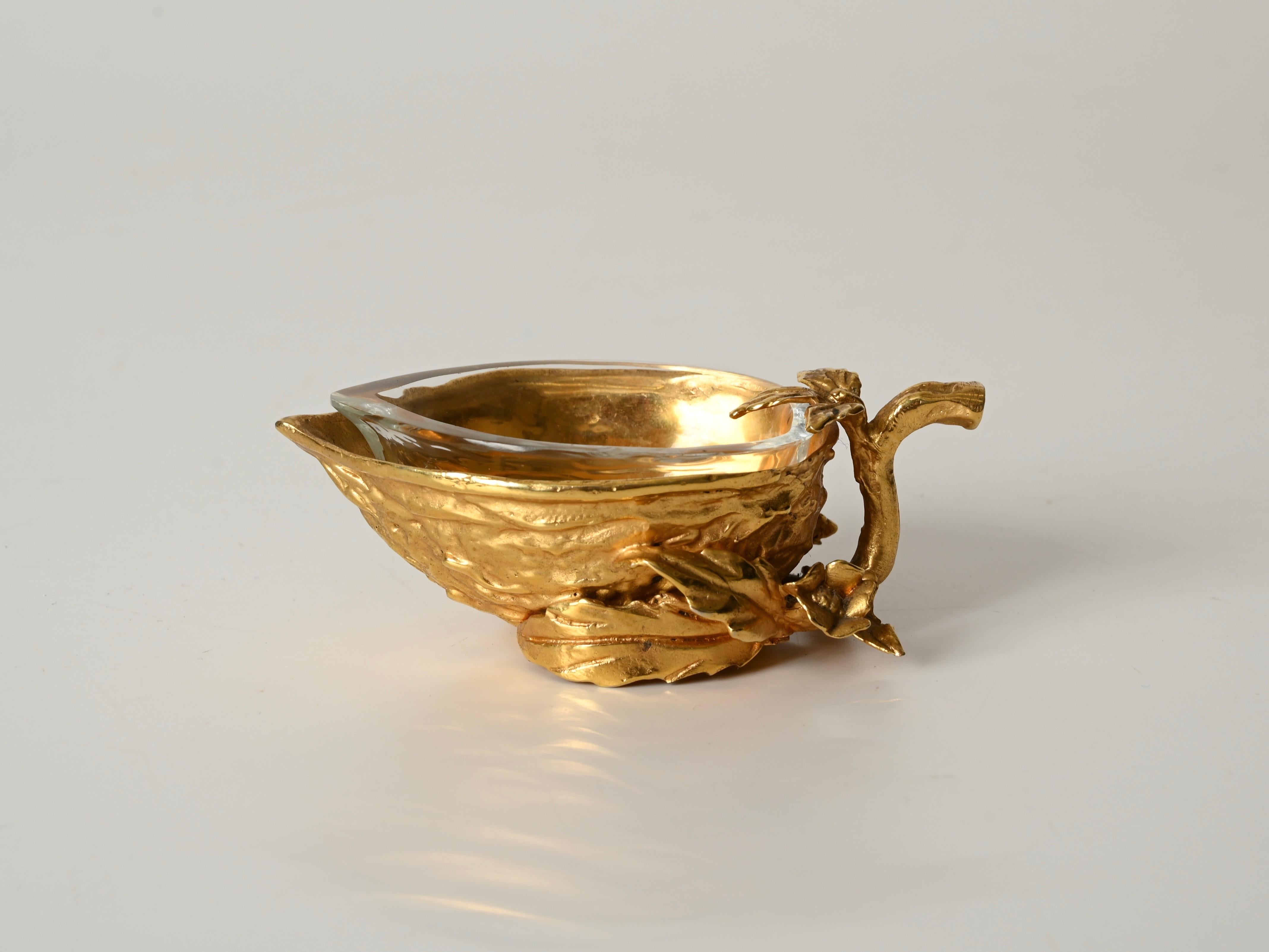 Bronze By and Documented Gabriella Crespi Gilded 