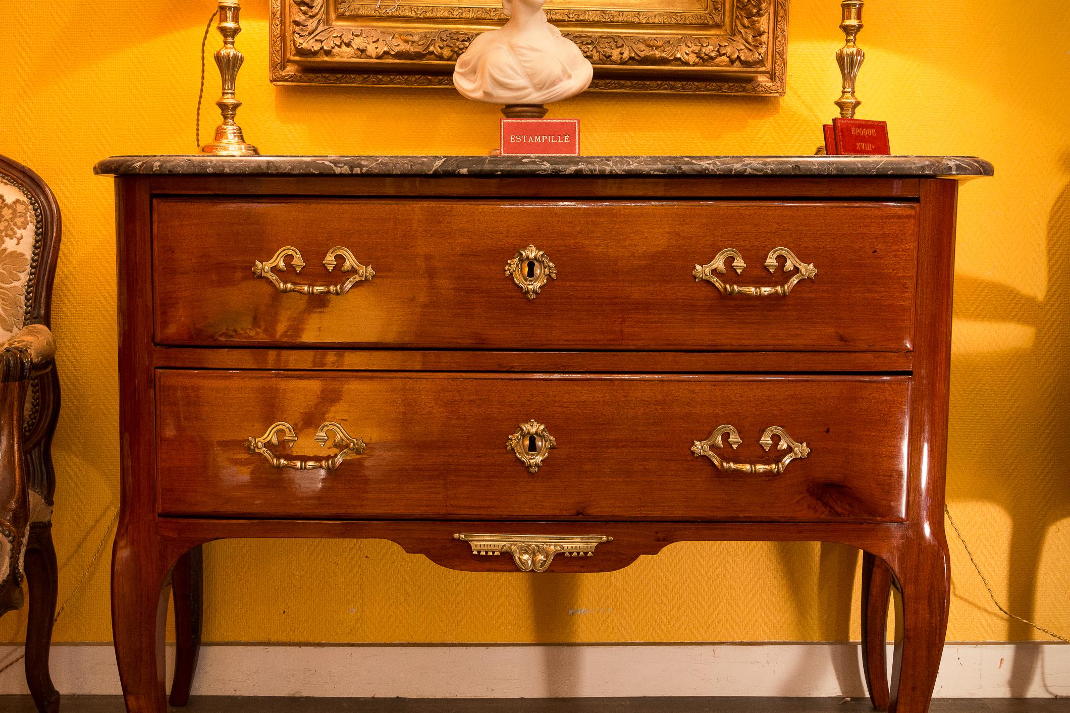 By François Bayer, French Transition Period Bloodwood and Mahogany Commode 8