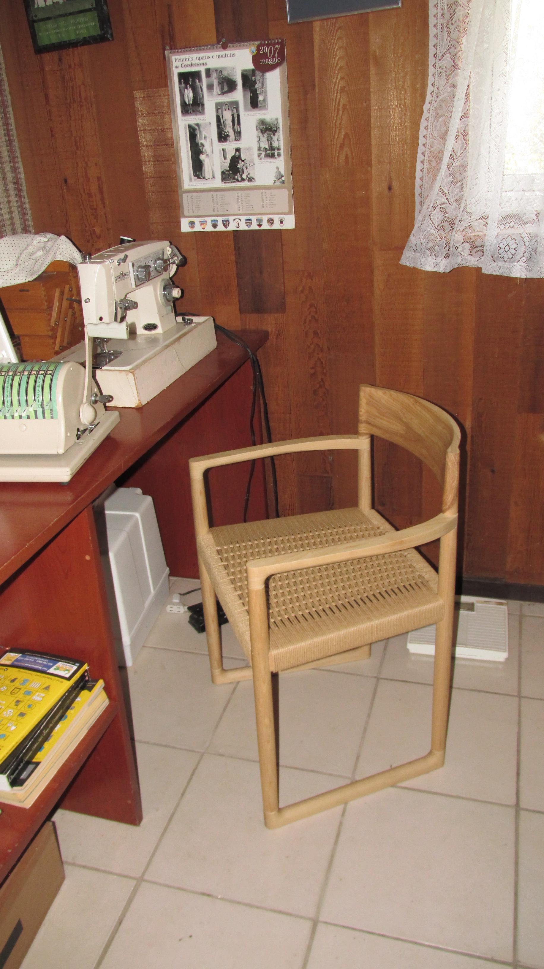 Cotton By-interiors Sweepy Chair w/ arms For Sale