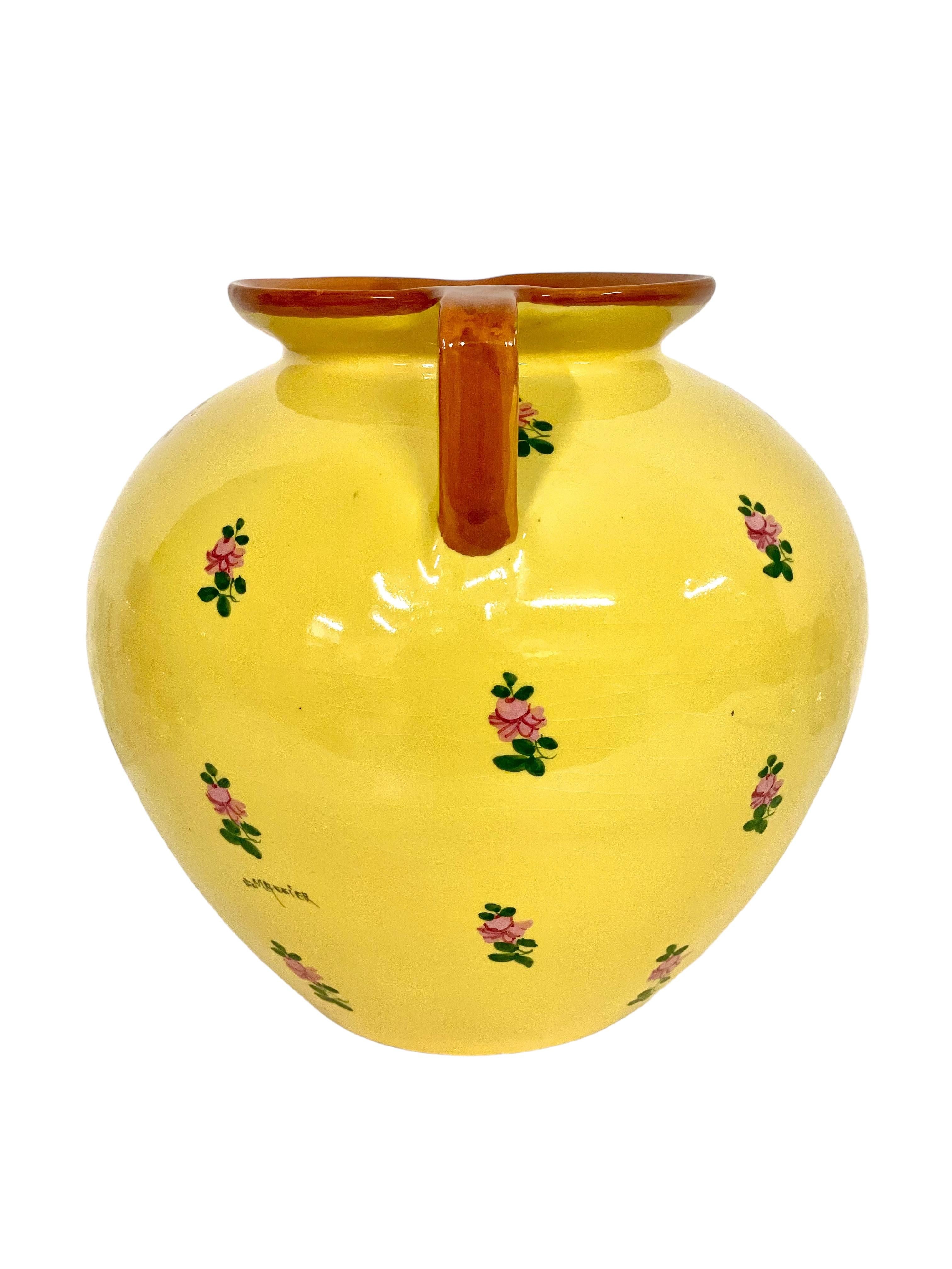 Large Pitcher Signed by Jérome Massier For Sale 3