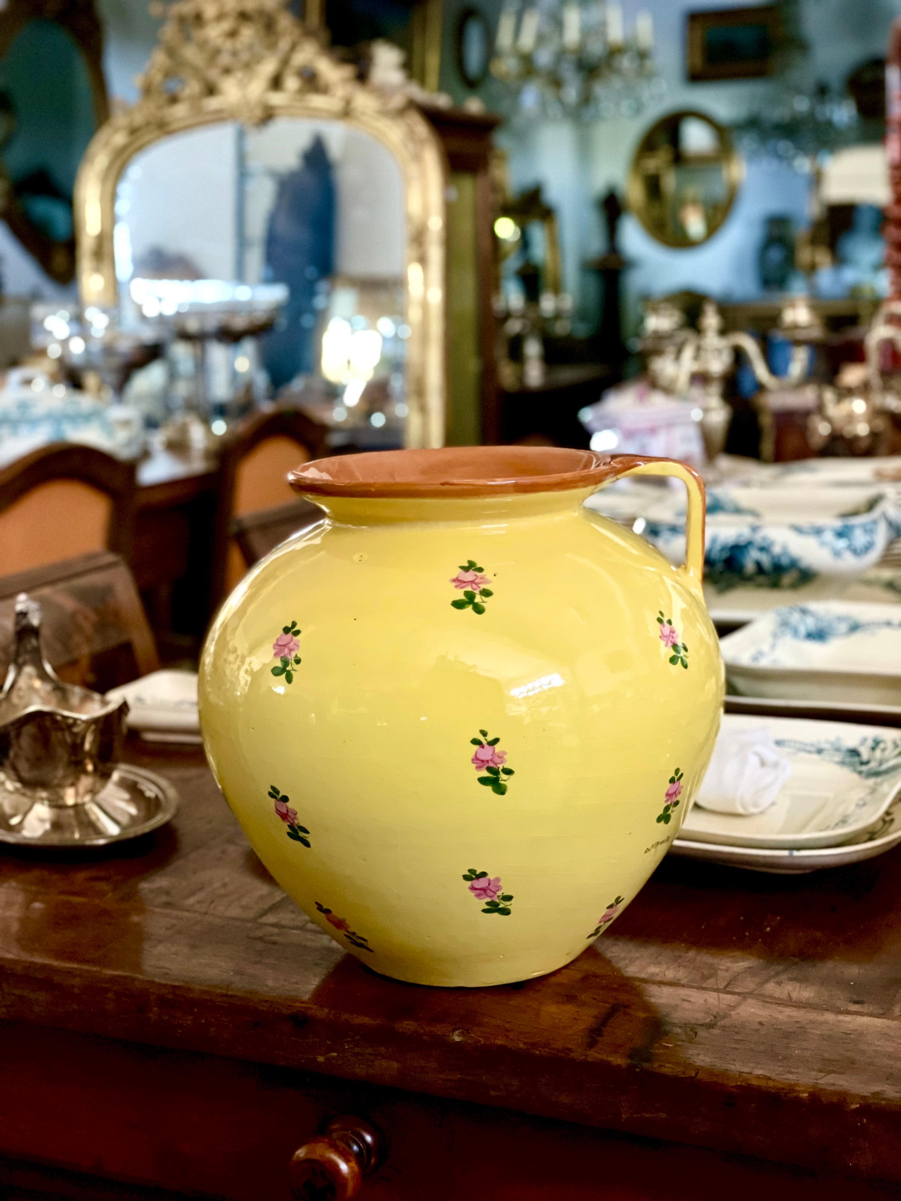 Large Pitcher Signed by Jérome Massier For Sale 6