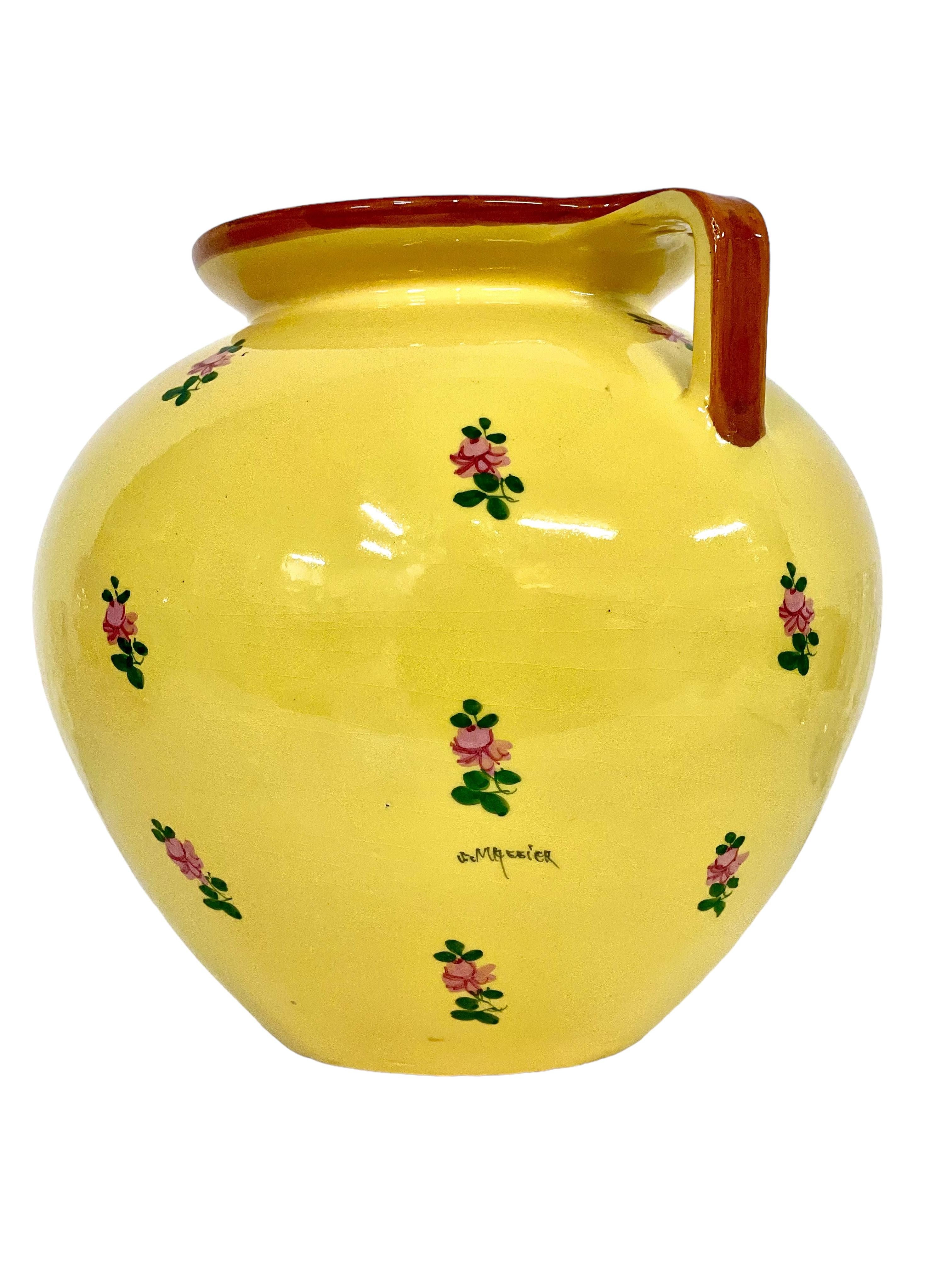 Large Pitcher Signed by Jérome Massier In Good Condition For Sale In LA CIOTAT, FR