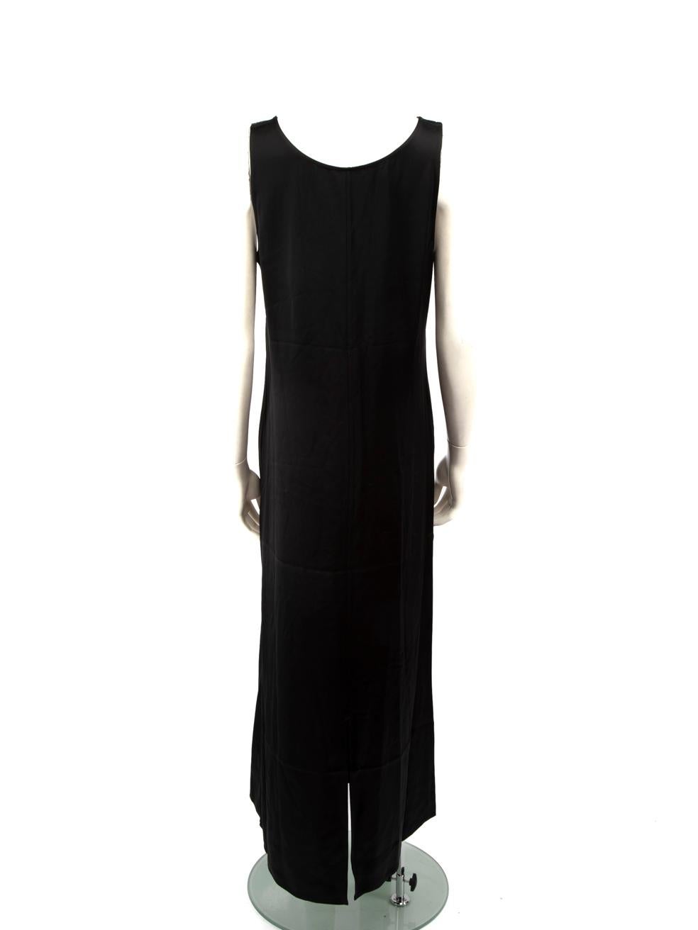 By Malene Birger Vestido Midi Satén Negro Talla L en Nuevo Estado en London, GB