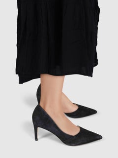 By Malene Birger Black Suede D'Orsay Pumps Size IT 37
