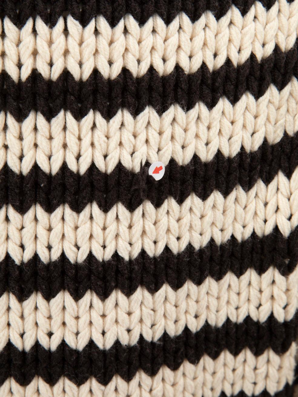 By Malene Birger Black & White Striped Cardigan Size M 2