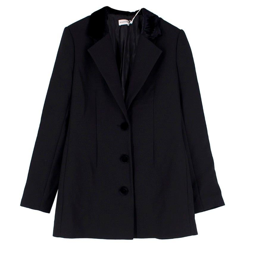 Women's By Malene Birger Black Wool-Twill Suit - New Season For Sale