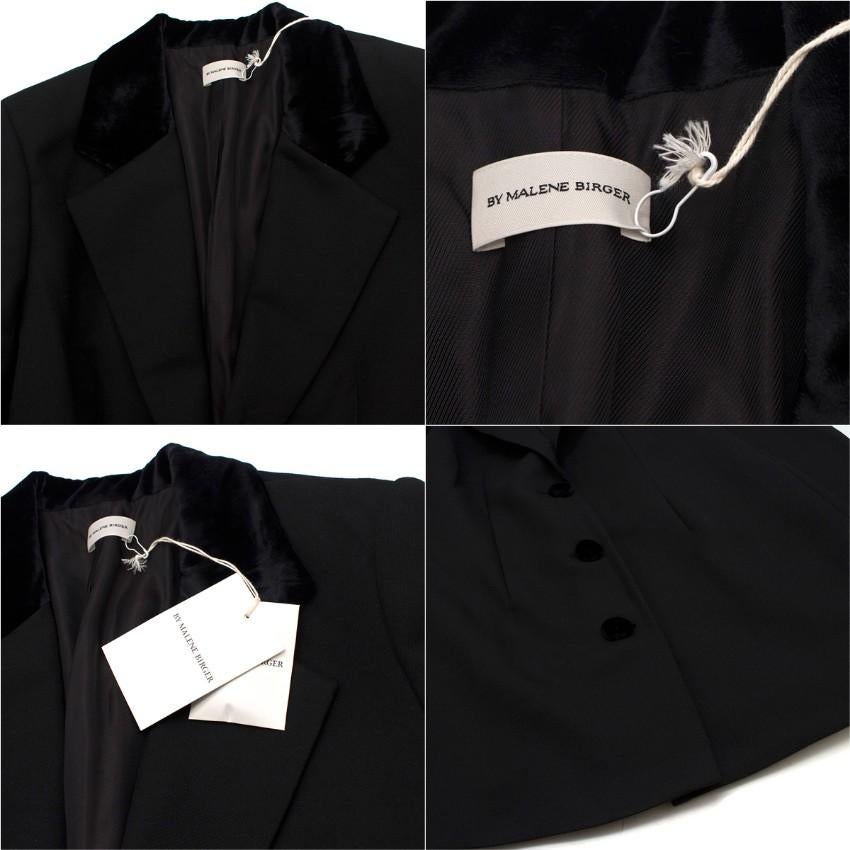 By Malene Birger Black Wool-Twill Suit - New Season For Sale 3