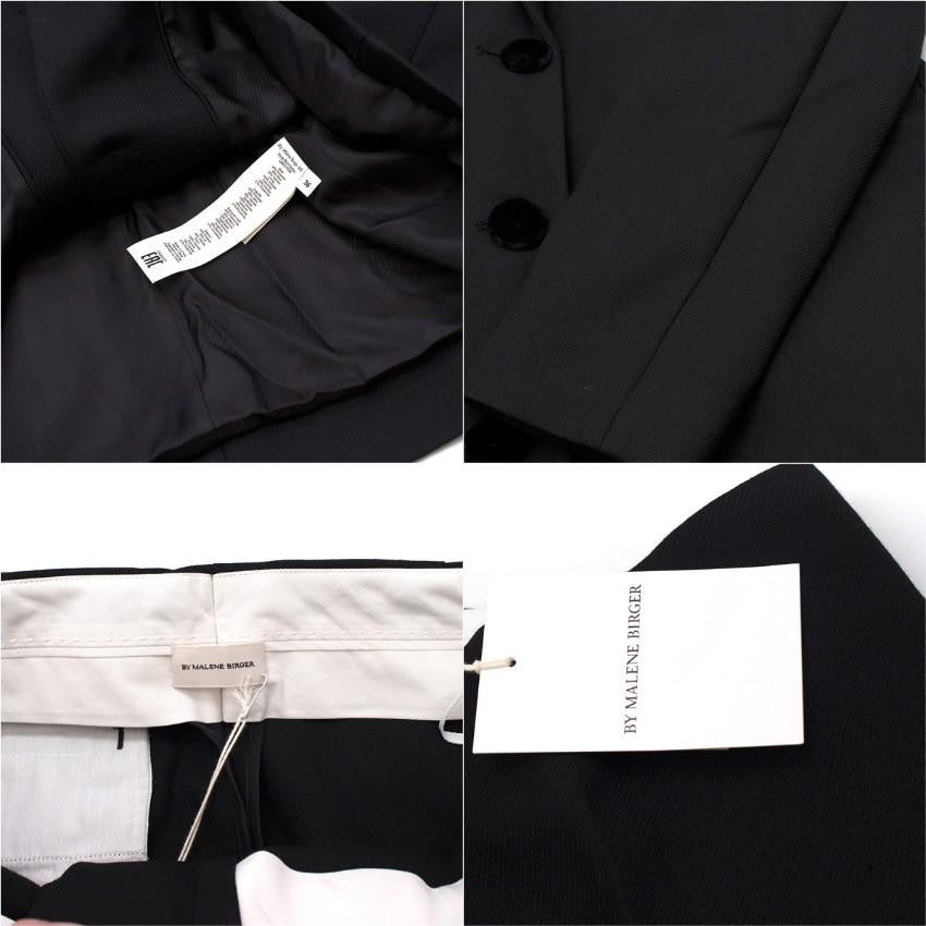 By Malene Birger Black Wool-Twill Suit - New Season For Sale 4