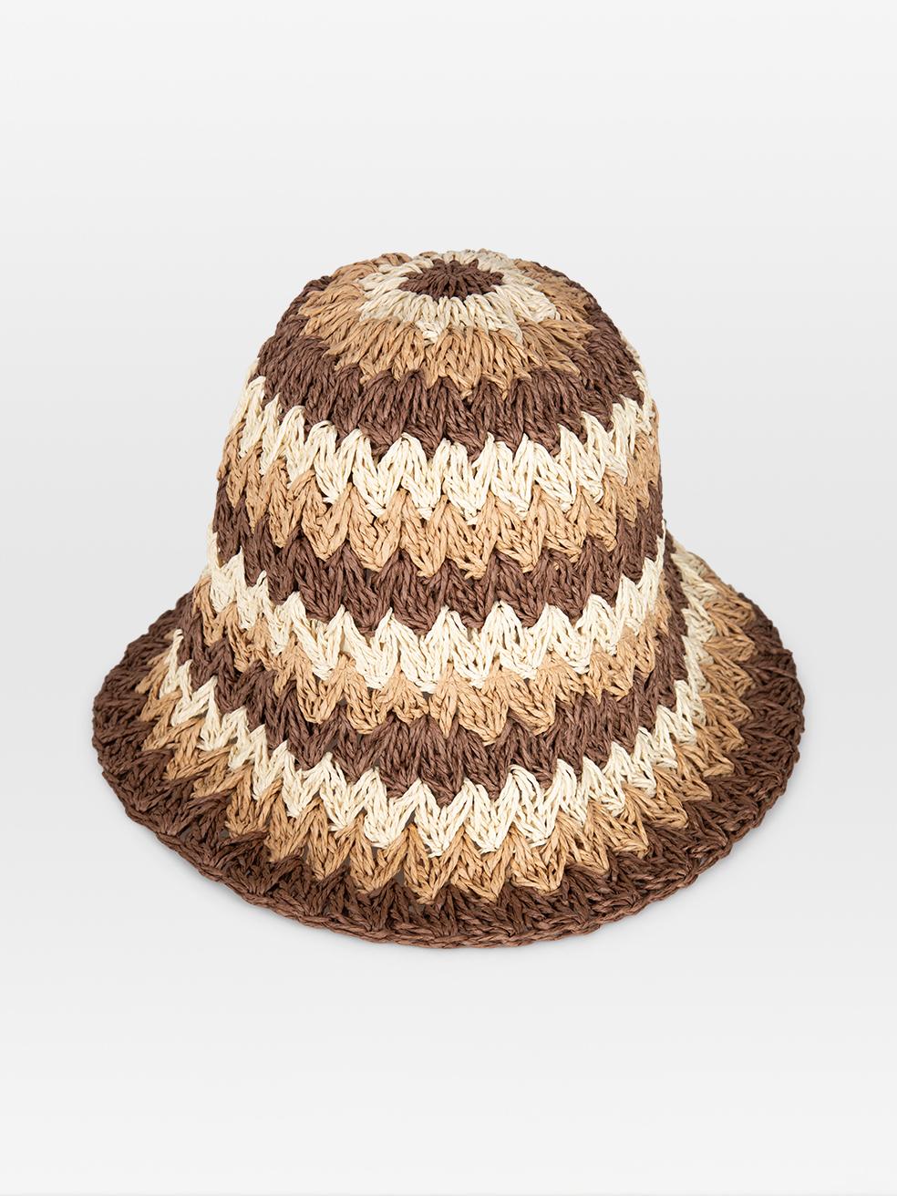 Marrone By Malene Birger Cappello da sole in paglia marrone in vendita