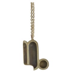 By Manjiro Zodiac Capricorn Pendant Necklace