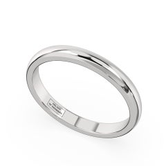 BY ORDER: Classic Band Ring in 18K White Gold, Yellow Gold, Rose Gold