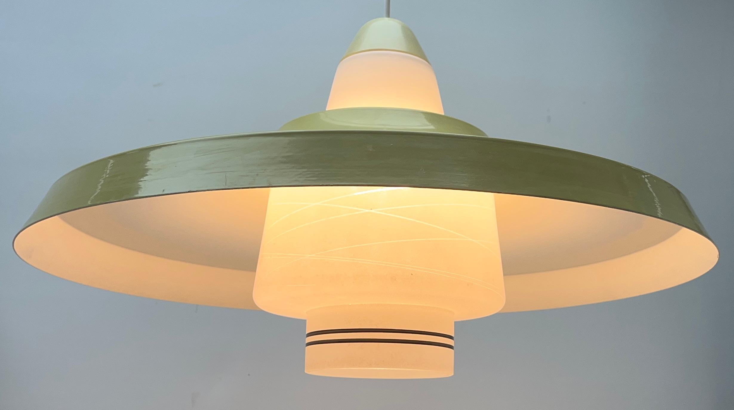 Phillips Louis Kallf Midcentury Pendant Light Dutch For Sale 4