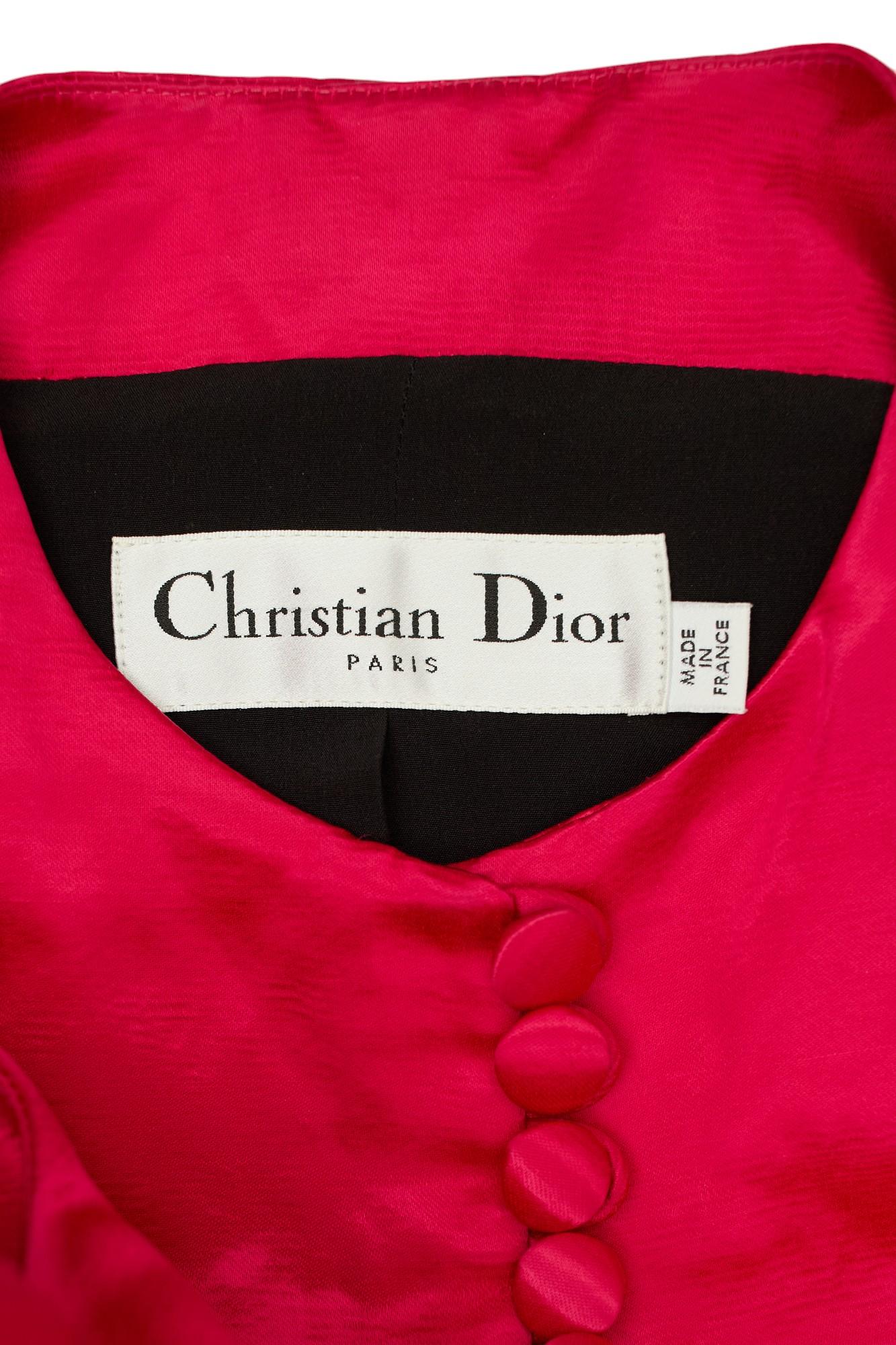di Raf Simons P/E 2015 Abito Gilet Rosa Profondo in vendita 7