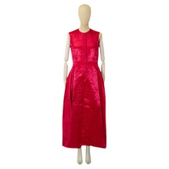 by Raf Simons S/S 2015 Deep Pink Gilet Dress