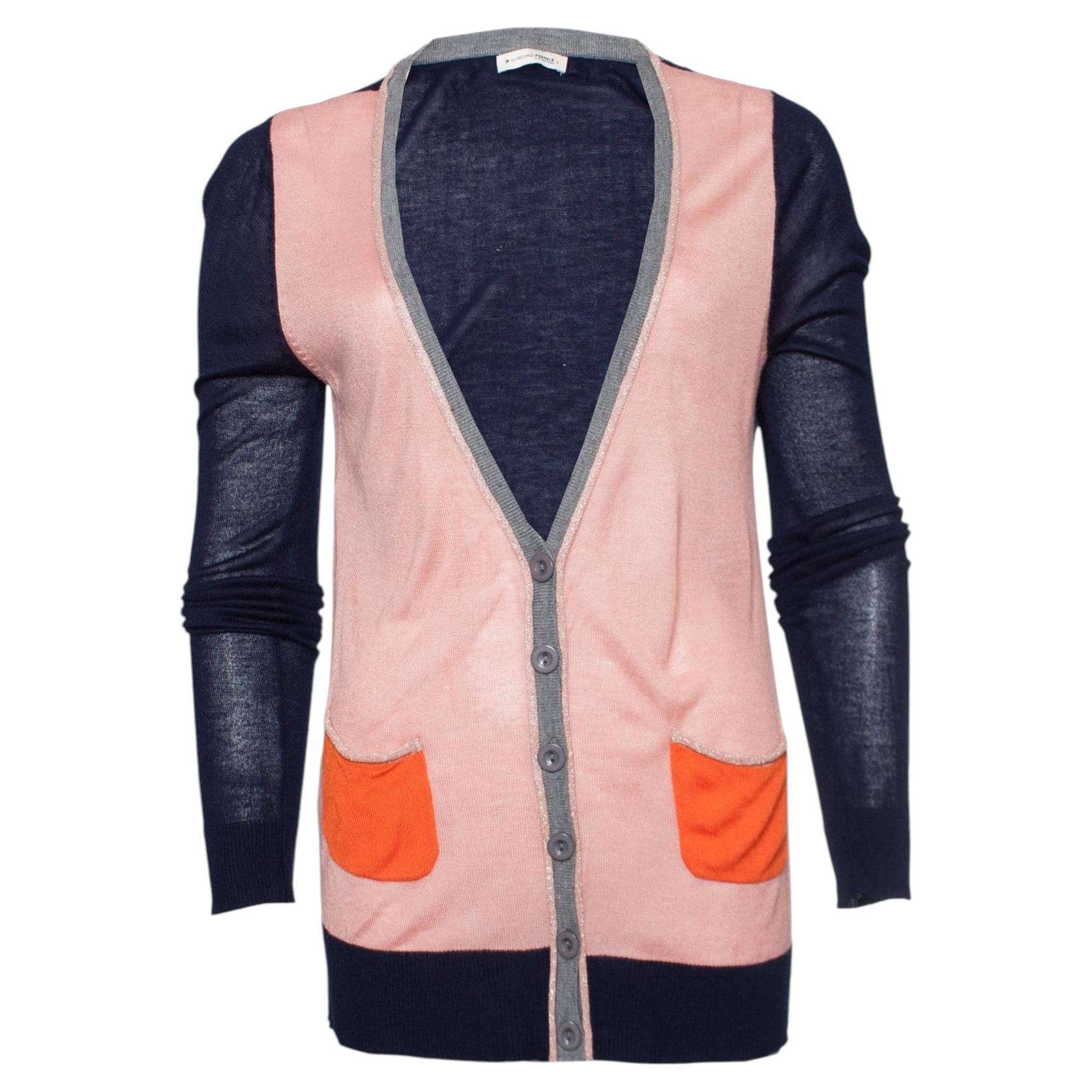 von SECOND FEMALE, Strickjacke Lola mit Lurex im Angebot