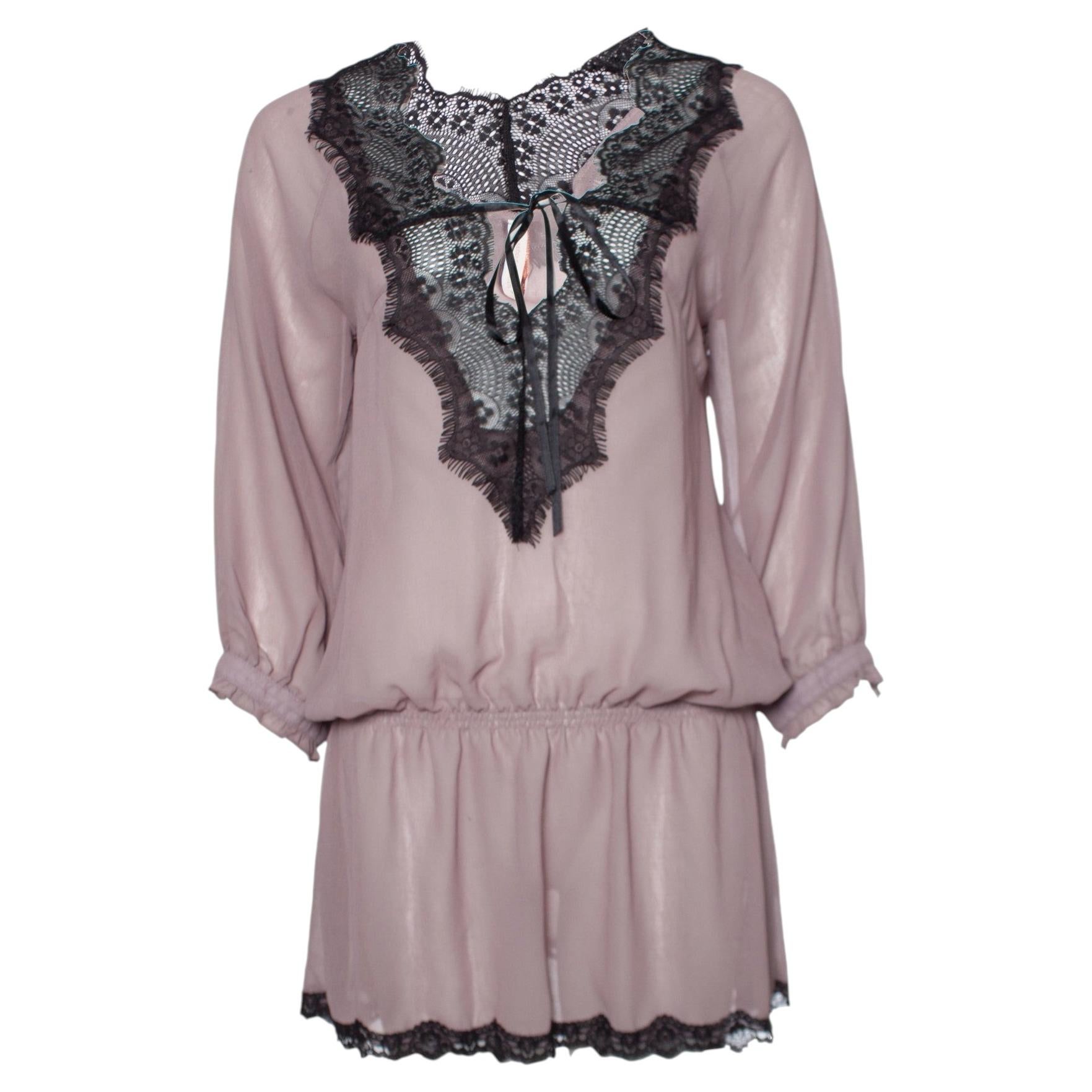 by SECOND FEMALE,  resort dress with black lace
